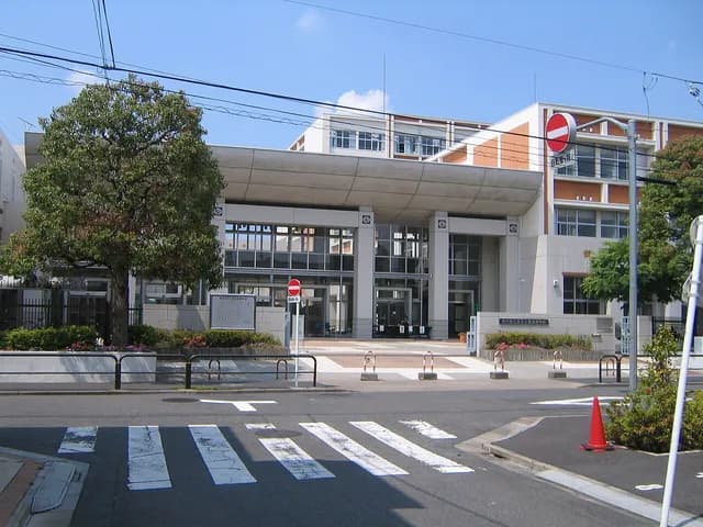 足立工科高校の外観