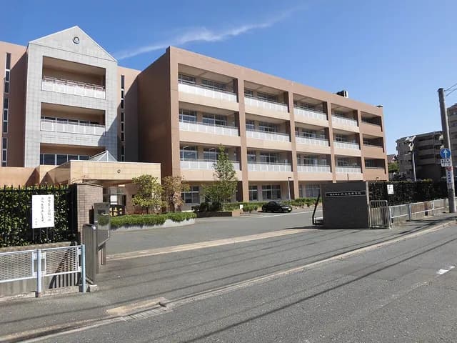 城南高校の外観