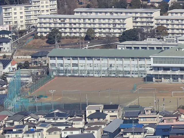 岐山高校の外観