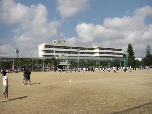浜松北高校の外観