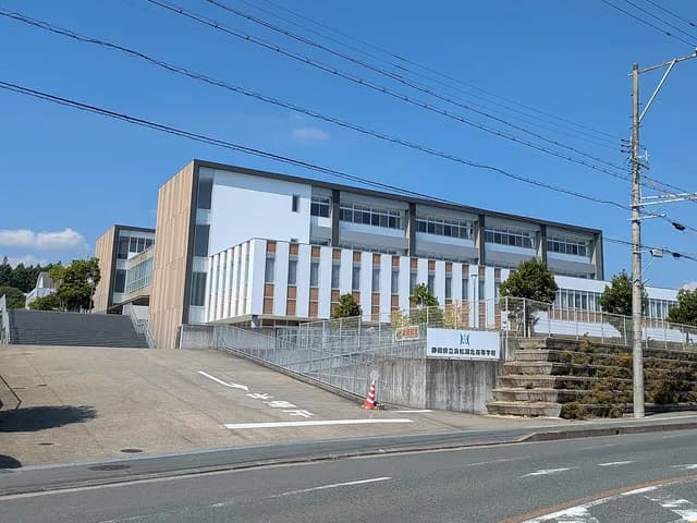 浜松湖北高校の外観