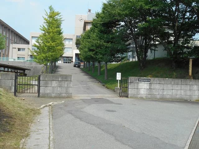 北部高校の外観