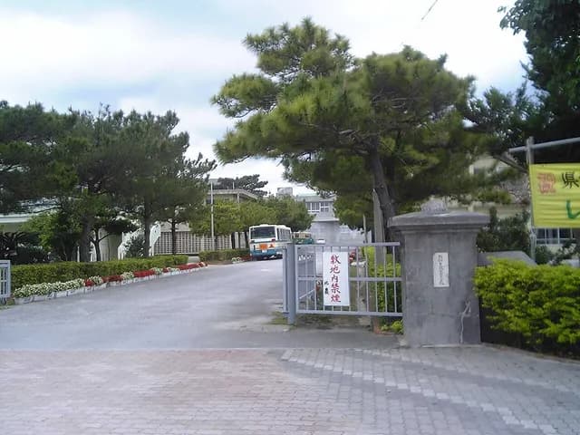 北部農林高校の外観