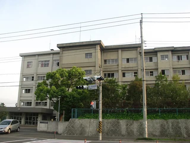 市ケ尾高校の外観