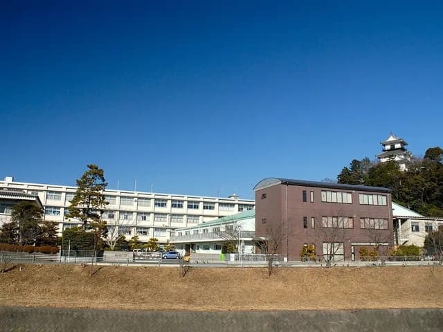 掛川西高校の外観
