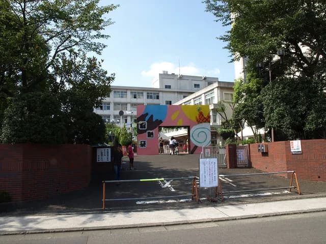 上鶴間高校の外観