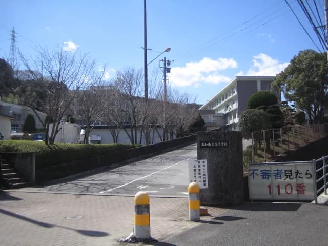 高知商業高校の外観