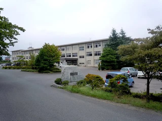 郡山北工業高校の外観