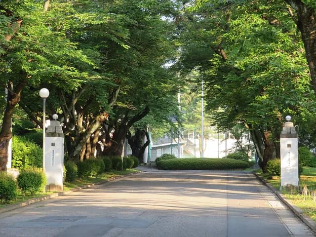 黒沢尻北高校の外観