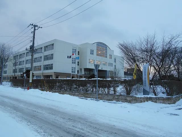 釧路江南高校の外観