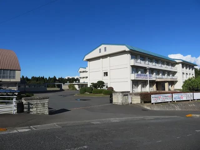 前沢高校の外観