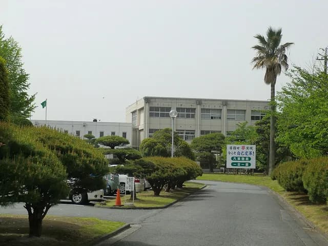 松橋高校の外観
