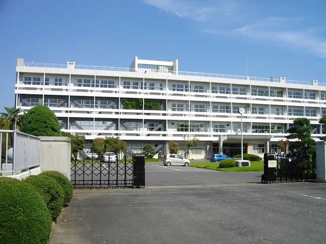水戸工業高校の外観