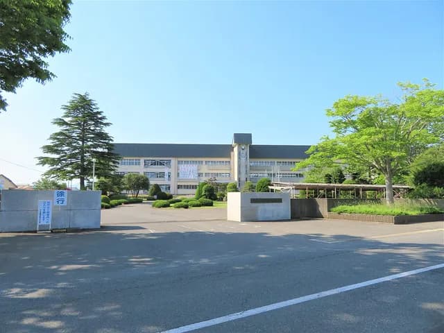 水沢農業高校の外観