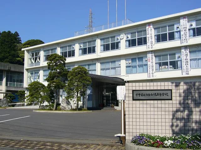 佐原白楊高校の外観