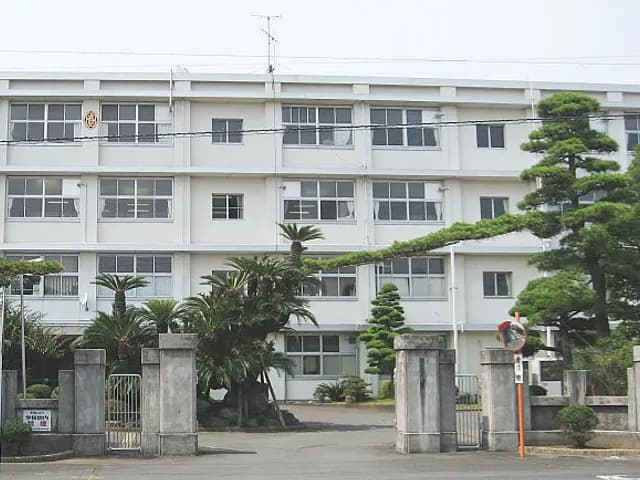 島田商業高校の外観