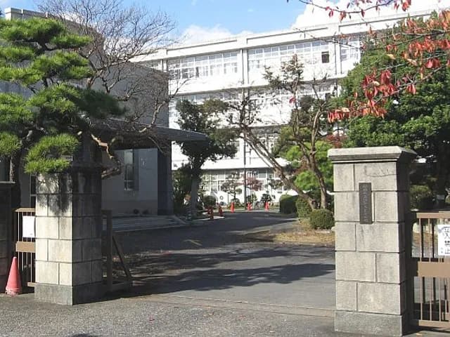 清水東高校の外観
