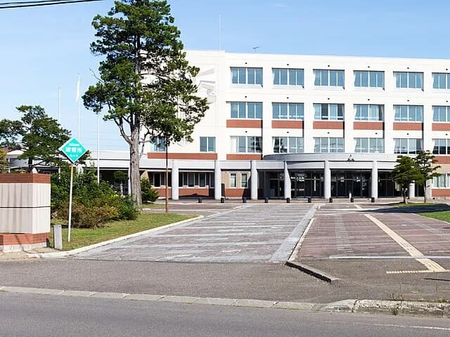 滝川工業高校の外観