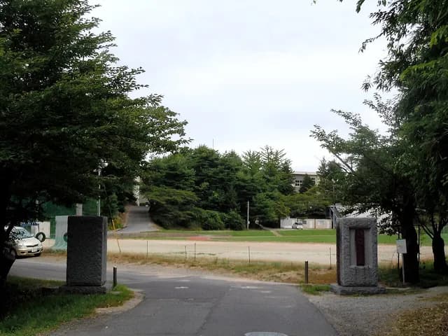 田村高校の外観