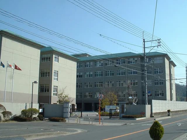 戸手高校の外観