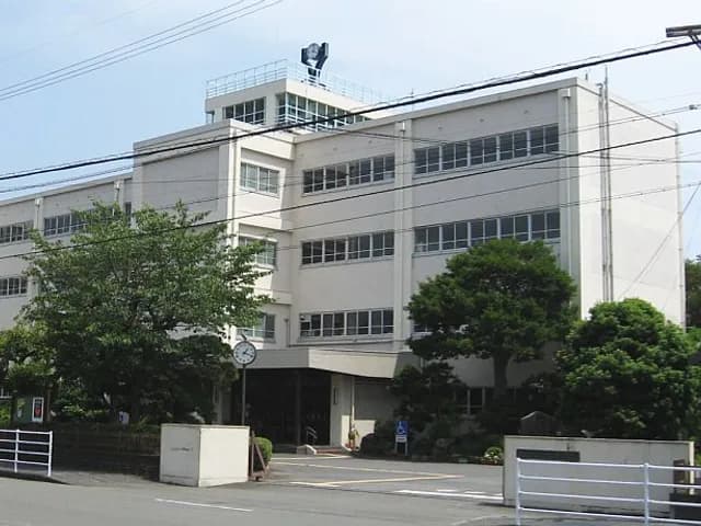 焼津中央高校の外観