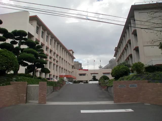 鹿児島東高校の外観