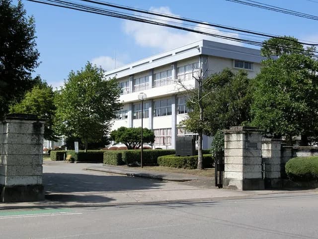 鹿沼南高校の外観