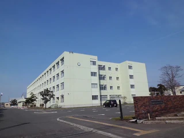 北広島西高校の外観
