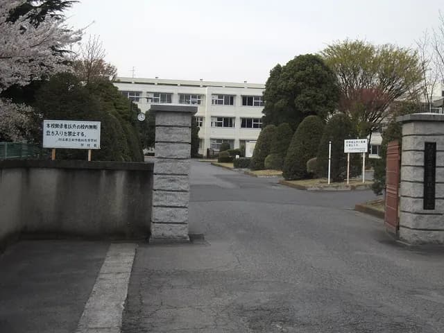 勢多農林高校の外観