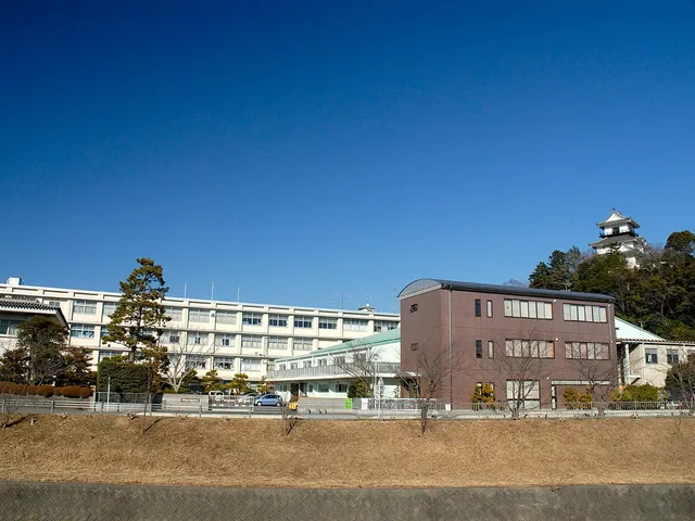 掛川西高校の外観