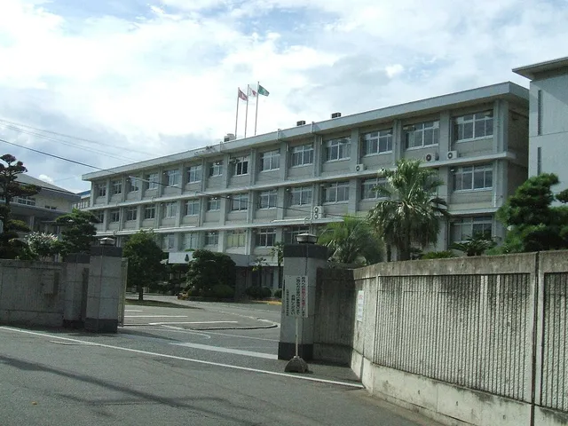 尾道北高校の外観